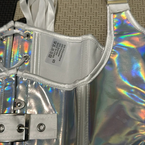 Punk & Gothic Steampunk Punk Gothic Lingerie Underbust Corset Bustier Size Small - Picture 4 of 5